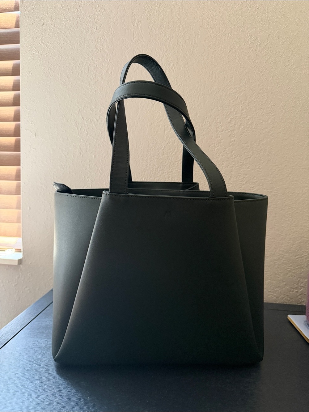 EUC KAAI Midi Pyramid Bag in Forest Green